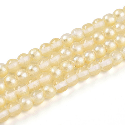 Baking Paint Transparent Glass Beads X1-DGLA-N011-4mm-02-1