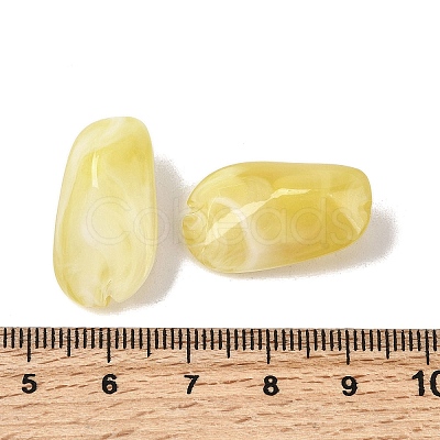 Opaque Acrylic Beads OACR-D320-03A-1