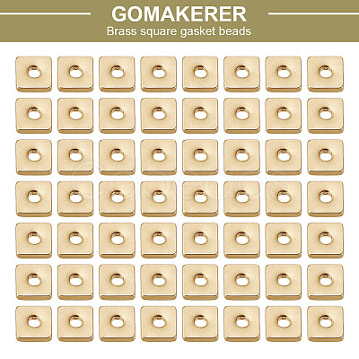 200Pcs Brass Beads KK-GO0001-75-1