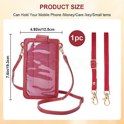 PU Imitation Leather Crossbody Bags AJEW-WH20020-059A-1