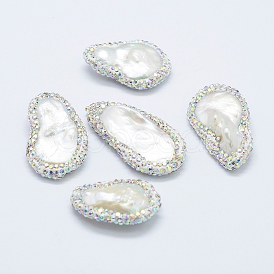Natural Cultured Freshwater Pearl Beads PEAR-F006-38-1