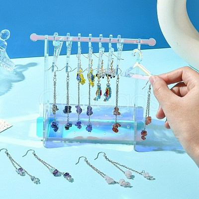 Laser Hanger Style Acrylic Earring Storage Display Rack ST-CJ0034-02-1