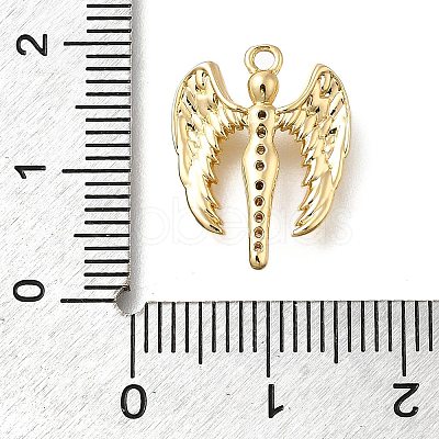 Brass Micro Pave Cubic Zirconia Pendants LS-KK-U061-16G-1