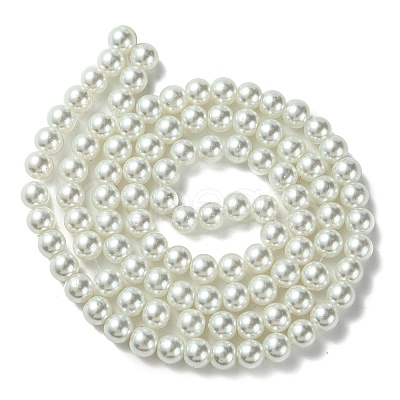 Dyed Glass Pearl Round Beads Strands HY-X0001-06-1