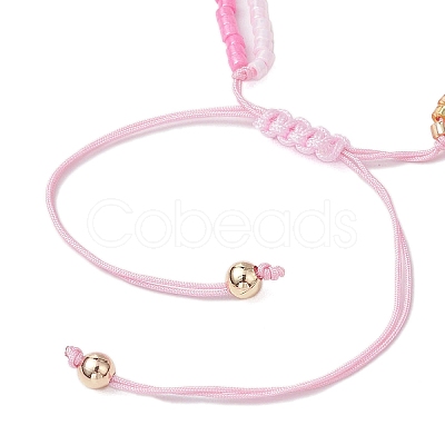 Adjustable Glass Seed Beaded Multi-strand Bracelets BJEW-MZ00137-1