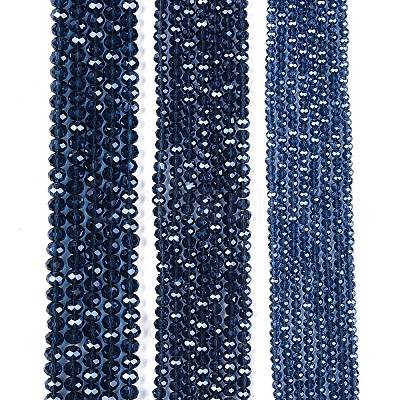 Electroplate Glass Beads Strands EGLA-A044-T4mm-A12-1