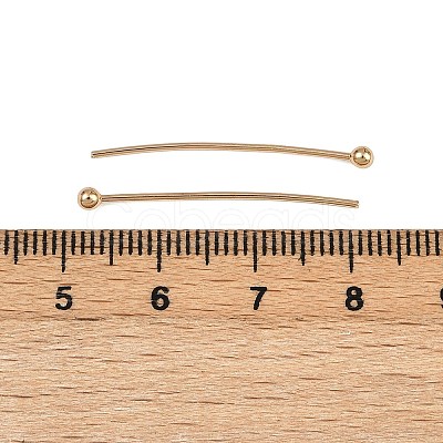 Brass Ball Head Pins KK-P309-03G-1