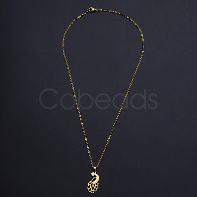 201 Stainless Steel Pendants Necklaces LS-NJEW-S105-JN703-45-2-1