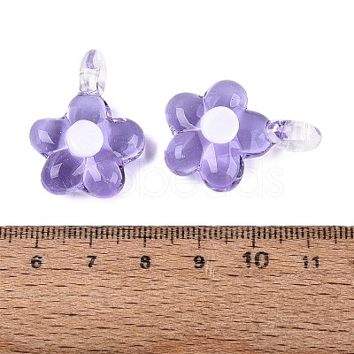Handmade Lampwork Pendants LAMP-Q039-21H-1