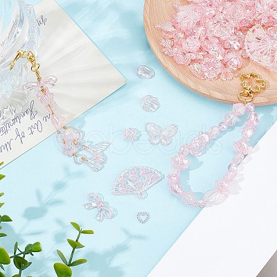 200g Transparent Acrylic Beads OACR-SP0001-86B-1