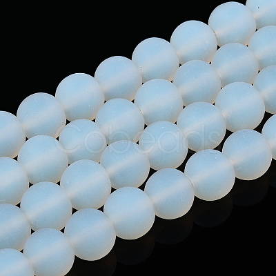 Imitation Opalite Glass Beads Strands GLAA-T032-J8mm-MD02-1
