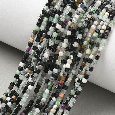 Natural Ruby in Zoisite Beads Strands G-RM241221-K1-1