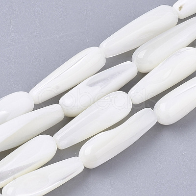 Natural Trochid Shell/Trochus Shell Beads Strands SSHEL-N032-03-1