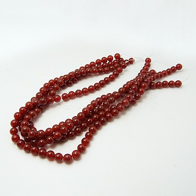 Natural Carnelian Beads Strands X-G-G338-4mm-02-1