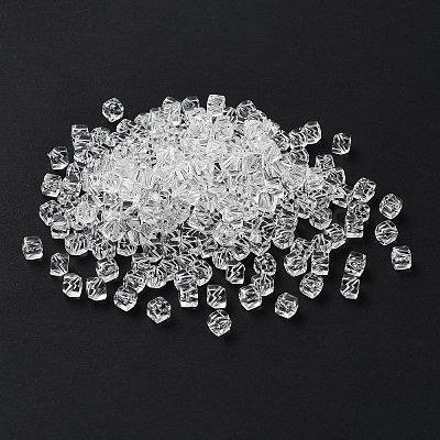 Transparent Acrylic Beads X-PL690-1-1