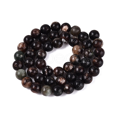 Natural Biotite Beads Strands G-Q616-01C-1