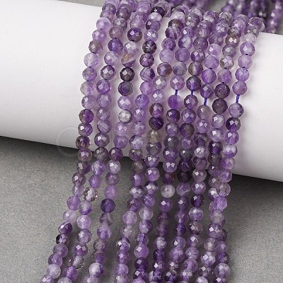 Natural Amethyst Beads Strands G-T108-35-1