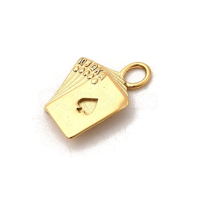 304 Stainless Steel Pendants STAS-P411-02E-G-1