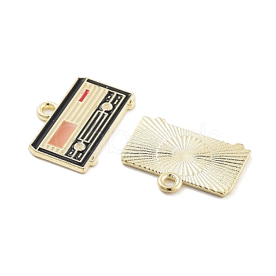 Alloy Enamel Pendants PALLOY-S185-02G-1