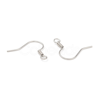 Tarnish Resistant 316 Surgical Stainless Steel Earring Hooks STAS-E009-2-1