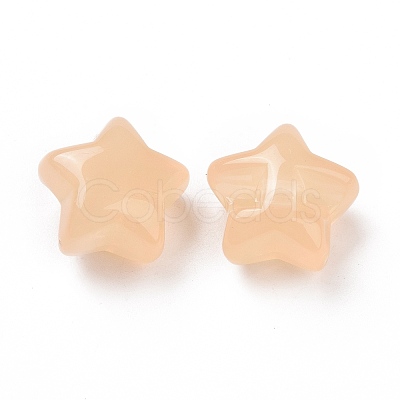 Imitation Jelly Style Acrylic Beads X-OACR-B002-03-1