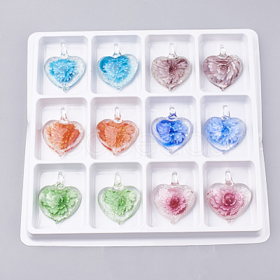 Luminous Handmade Lampwork Pendants LAMP-S189-04-B-1