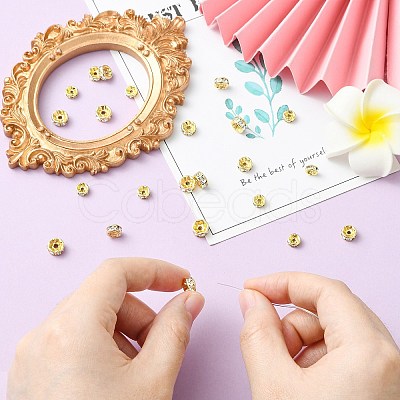 30Pcs 3 Styles 316 Surgical Stainless Steel Rhinestone Spacer Beads STAS-CJ0003-64-1