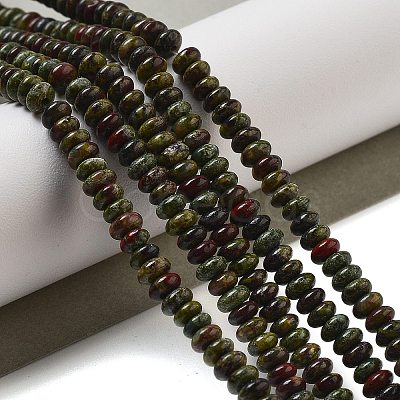 Natural Dragon Blood Beads Strands G-K343-C22-01-1