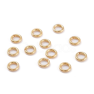 304 Stainless Steel Open Jump Rings X-STAS-R060-8x0.8-1