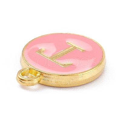Golden Plated Alloy Enamel Charms LS-ENAM-Q437-14T-1