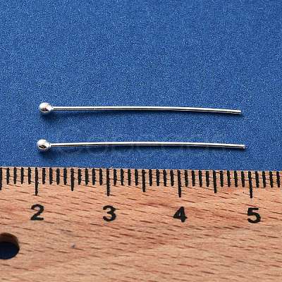 925 Sterling Silver Ball Head Pins STER-M117-05A-S-1