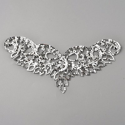 Shiny Wing Crystal Rhinestone Collar Trim FIND-WH0111-531-1