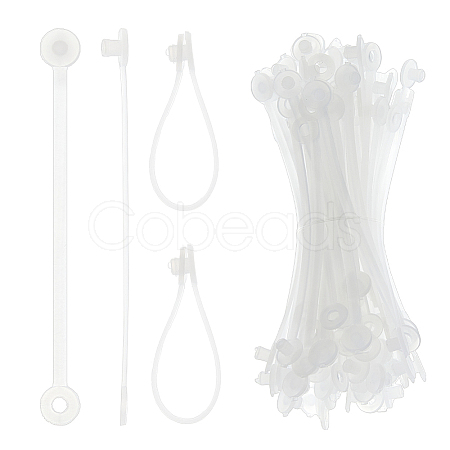 300Pcs PP Plastic Price Tag Chains FIND-FH0011-69B-1