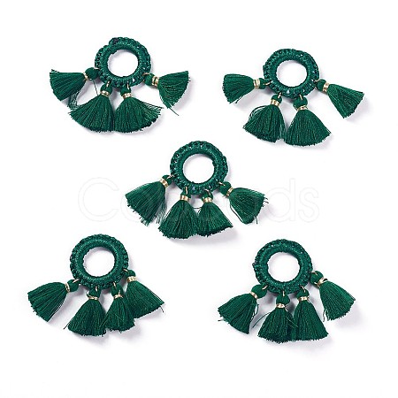 Cotton Tassel Pendants FIND-F008-C05-1