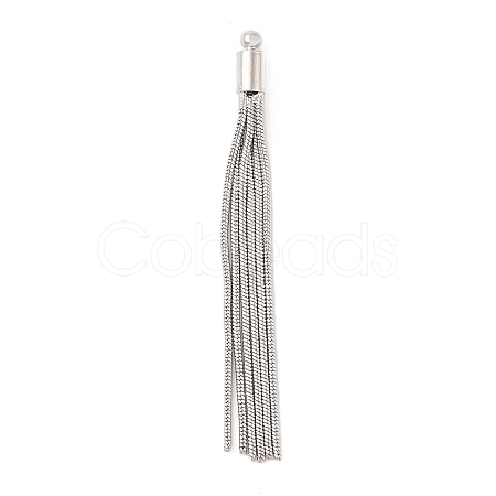 Brass Big Tassel Pendants KK-N256-13P-1