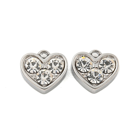 304 Stainless Steel Pendants STAS-L080-001P-03-1