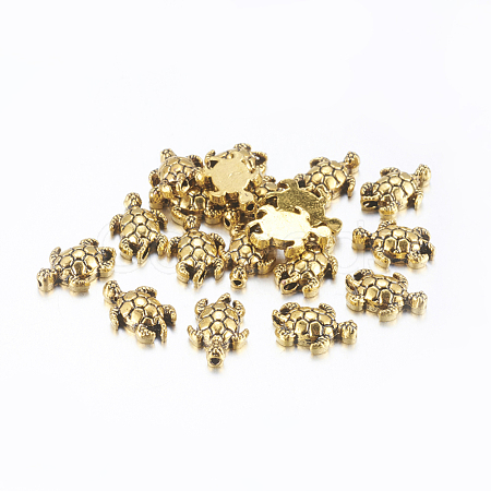Tibetan Style Alloy Beads X-TIBEB-7681-AG-NR-1