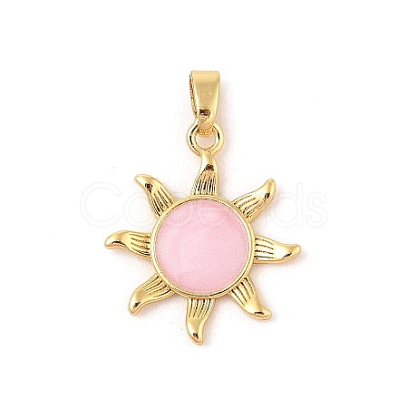 Brass Micro Pave Cubic Zirconia Pendants KK-R100-13G-01-1