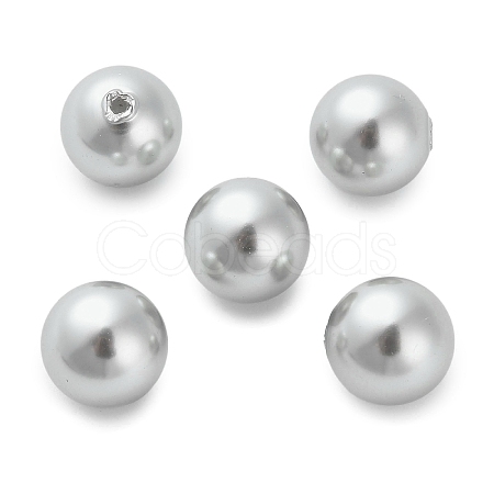 Baking Paint Pearlized Glass Pearl Round Beads HY-Q001-02A-04-1