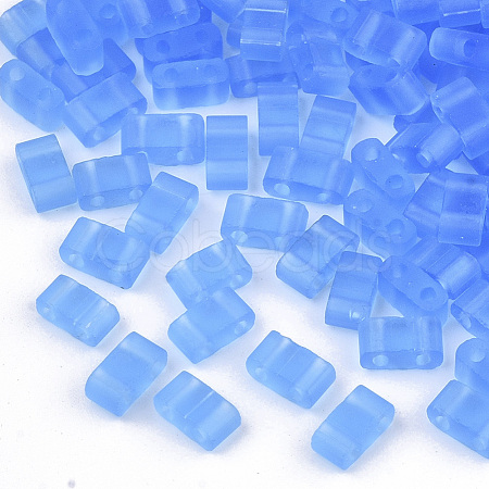2-Hole Glass Seed Beads SEED-T003-02B-03-1