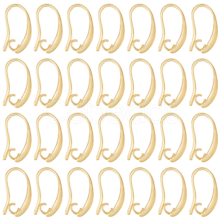 50Pcs Brass Earring Hooks KK-HS0001-75-1