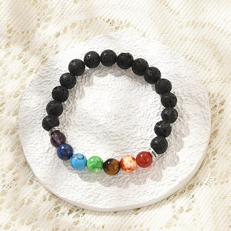 Yoga Chakra Jewelry X-BJEW-K142-A-1