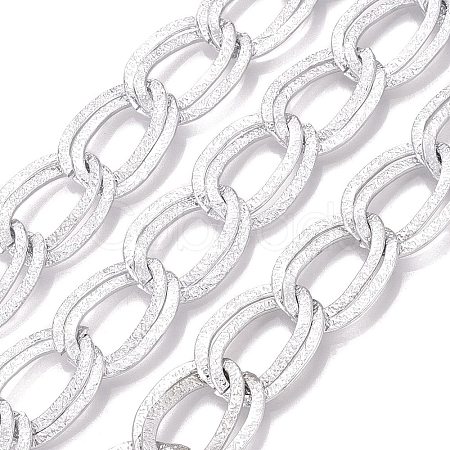 Aluminium Double Curb Chains CHA-Q001-07S-1