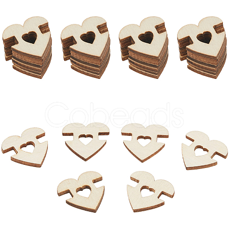 1 Set 1-Hole Wood Buttons BUTT-CY0001-16A-1