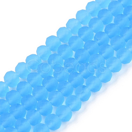 Transparent Glass Beads Strands EGLA-A044-T3mm-MD08-1