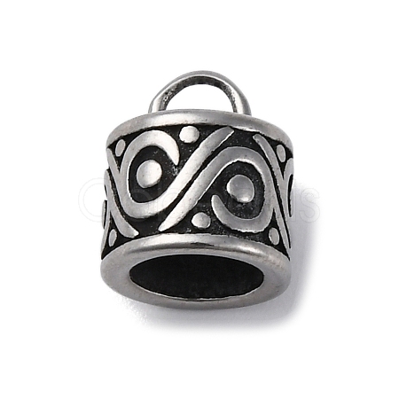 304 Stainless Steel Pendants STAS-D301-08AS-02-1