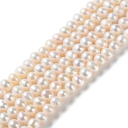 Natural Cultured Freshwater Pearl Beads Strands PEAR-E018-99-1