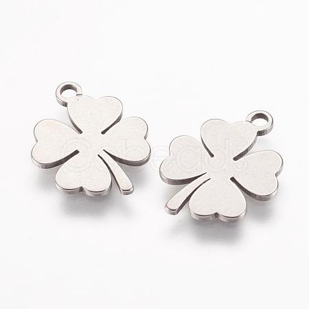 Tarnish Resistant 304 Stainless Steel Charms STAS-L191-17P-1