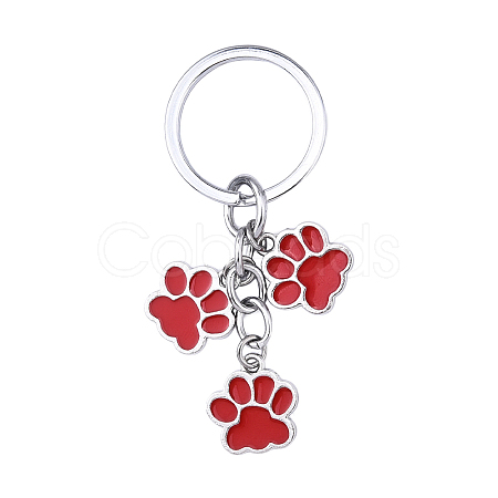 Alloy Enamel Keychains KEYC-YW00198-10-1