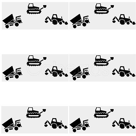 Waterproof PVC Self Adhesive Stickers STIC-WH20010-10-1